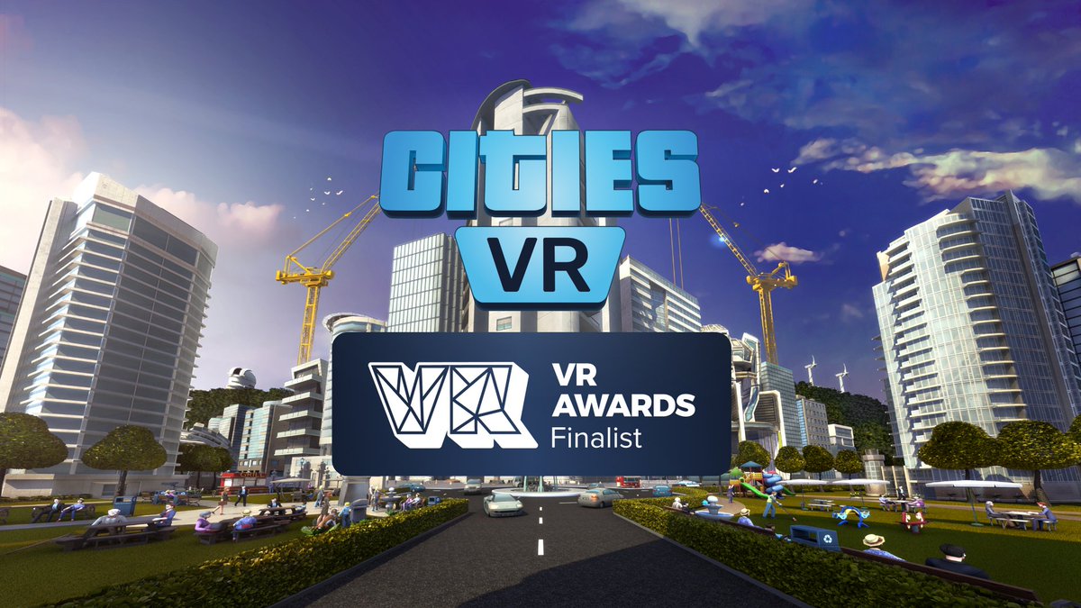 Cities: VR logo and the text VR award finalist